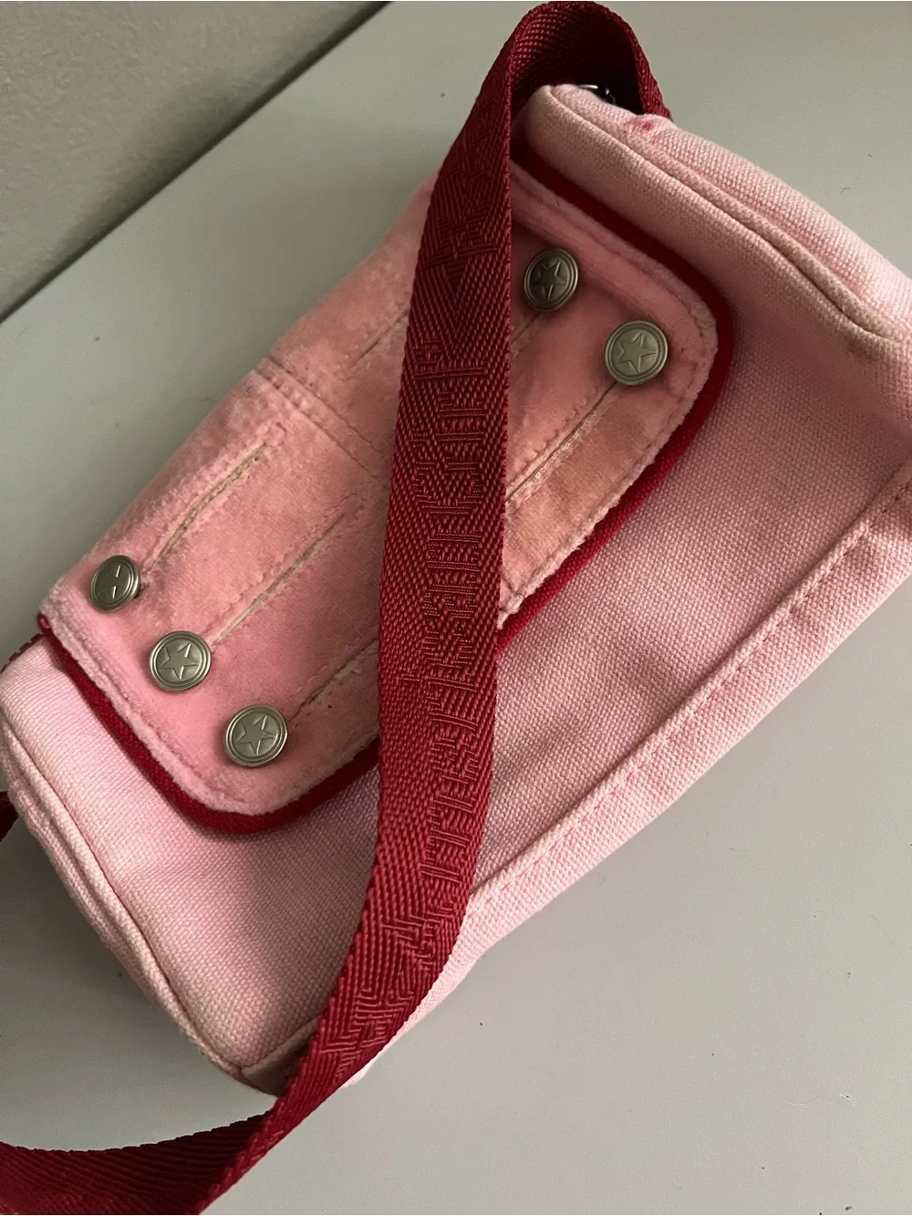 AMERICAN GIRL Bag Girls Bath and Body Works Pink Red Stars AG Doll Shoulder Tote
